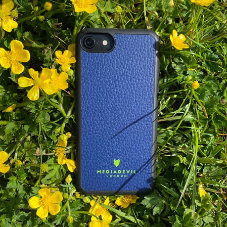 uk made vegan leather phone case